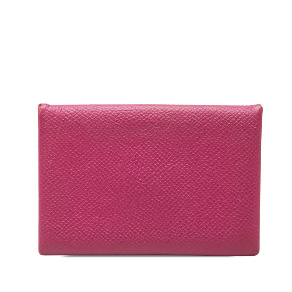 Pre-Loved Hermes Epsom Calvi Card Holder